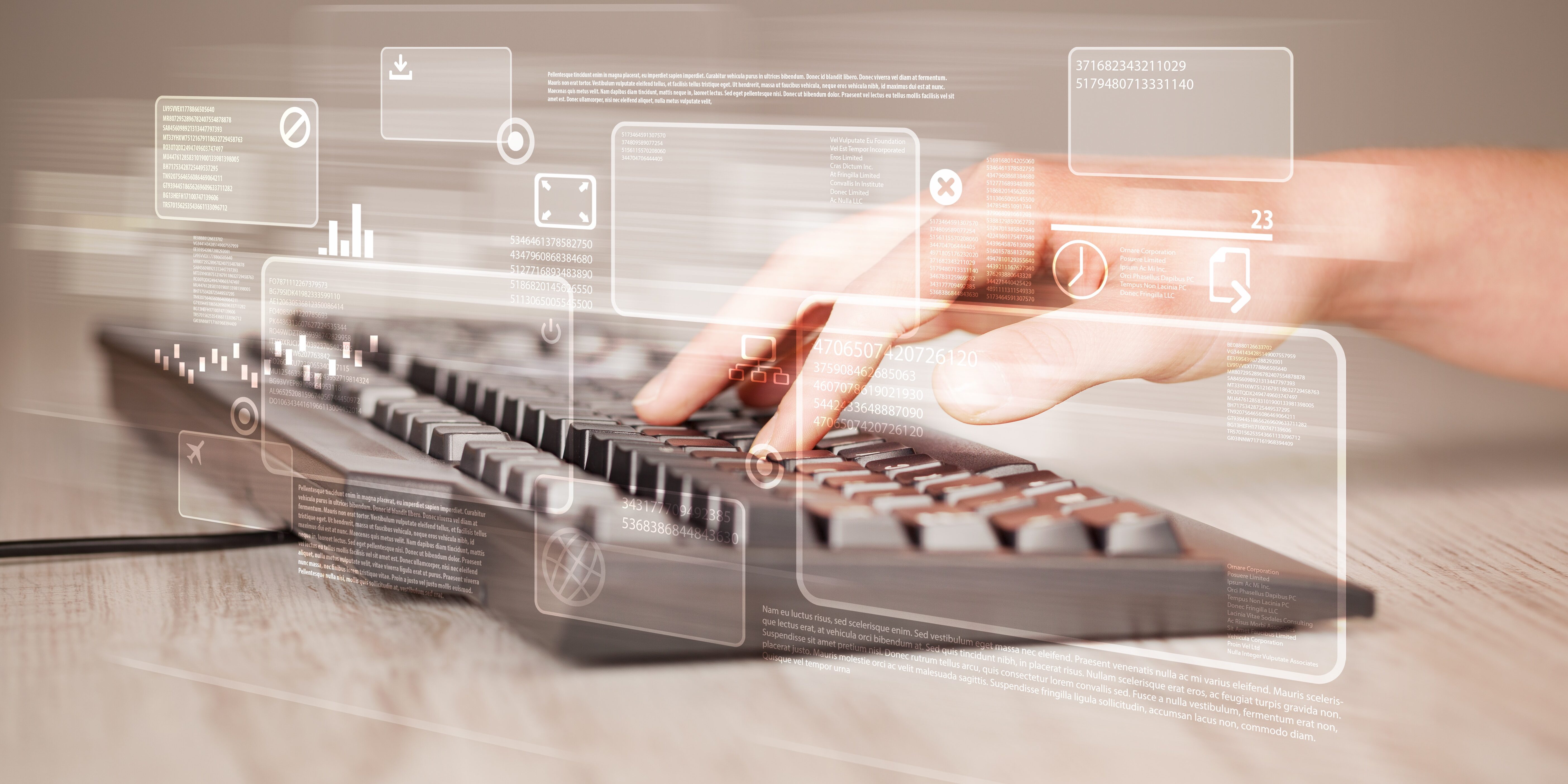 hand-touching-keyboard-with-high-tech-button-scree-2025-10-13-12-52-39-utc Quand les agents IA redessinent la distribution en assurance