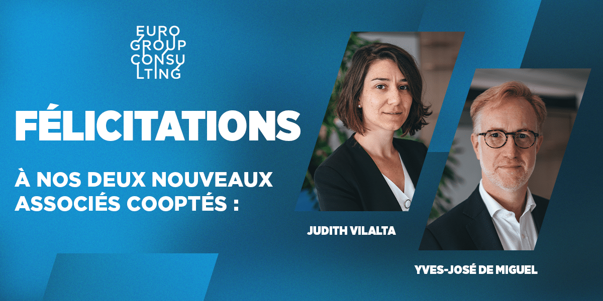 Vignette nouveaux associés LinkedIn Nomination associés - Judith V. & Yves-José DM.